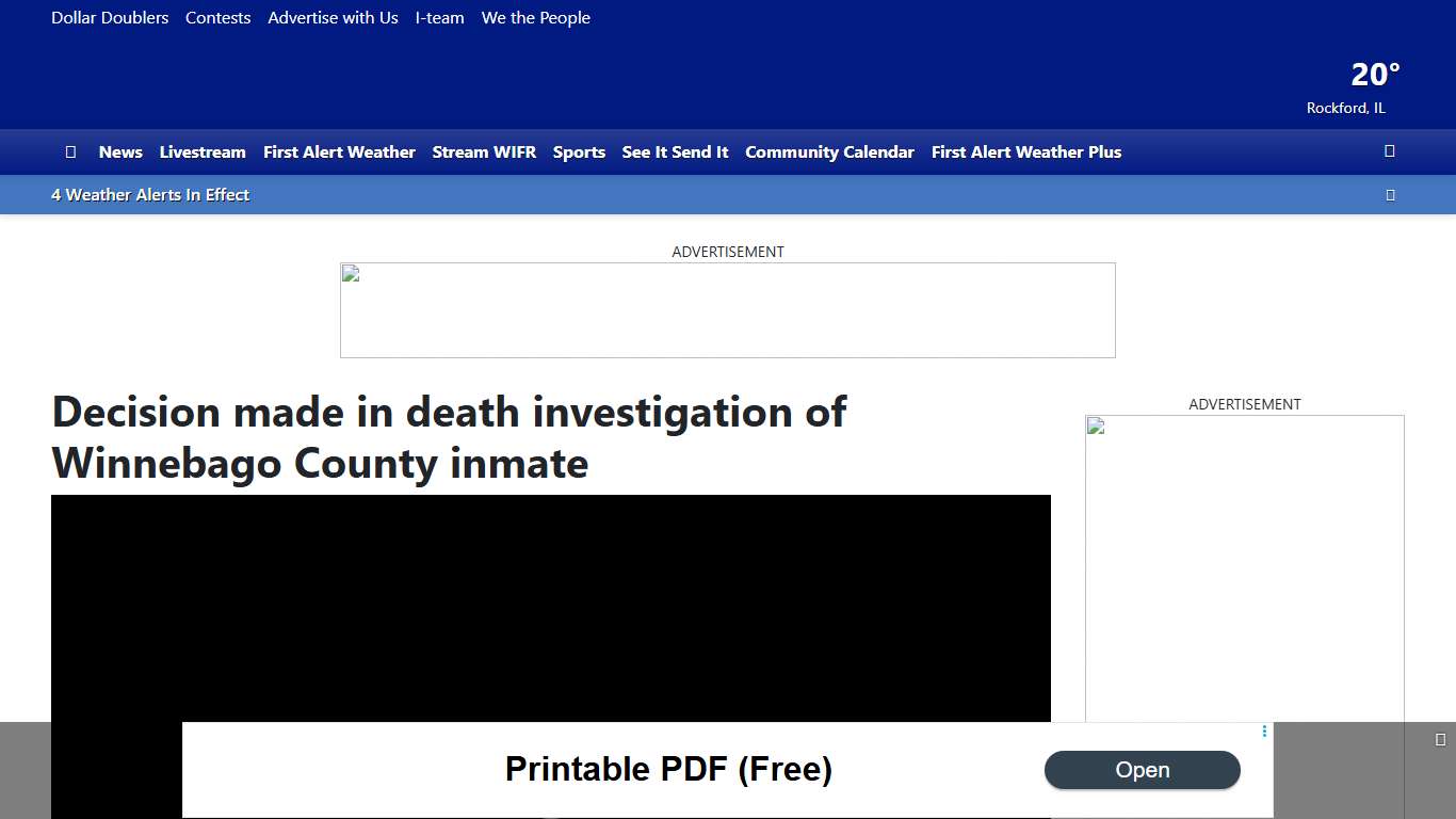 Decision made in death investigation of Winnebago County inmate